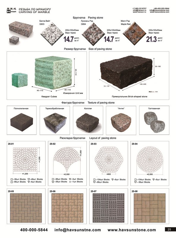 строительные материалы товары из камня