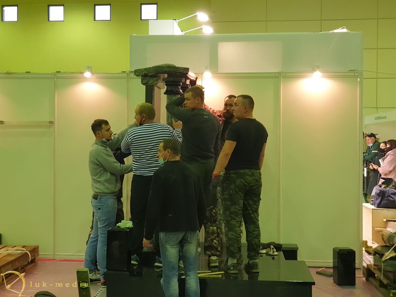 Подготовка к проведению выставки Некрополь 2020 в Москве
