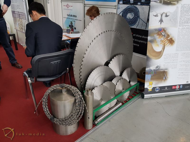 Камнеобрабатывающий инструмент на выставке Уралэкспокамень 2018