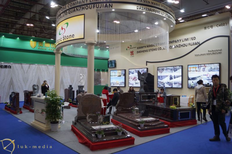 Памятники на выставке Xiamen Stone Fair 2019