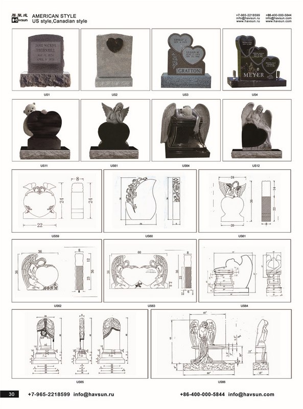 каталог надгробных памятников