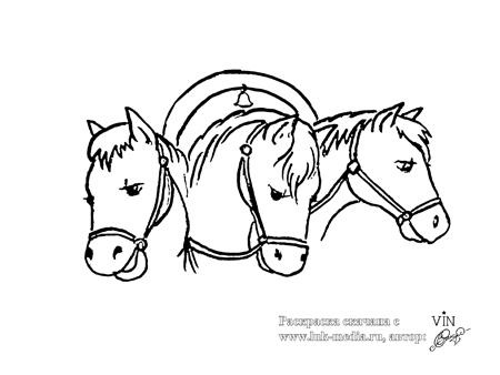 Стоковые векторные изображения по запросу Красивая страница раскраски лошади